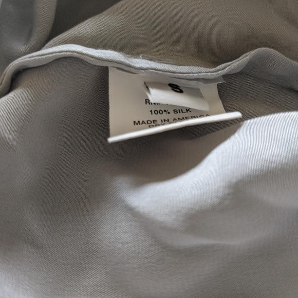 Blue silk romper NWT - Picture 4 of 4